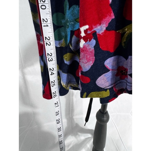 Colette Women's 3X Floral Tank Top Sleeveless V-Neck Rayon Spandex Stretch Shirt - Picture 10 of 10